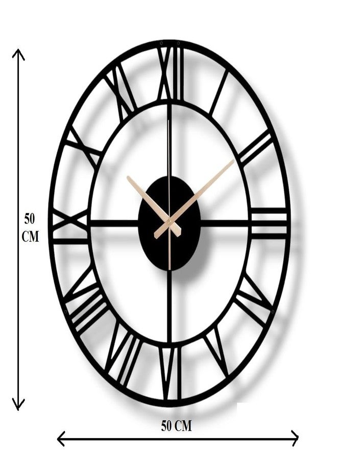 Arabs Morden Metal Wall Clock for Living Room, Bedroom, Office, Kitchen, Stylish Wall Clock for Home and Hall, Designer Big Size Modern - Image 5